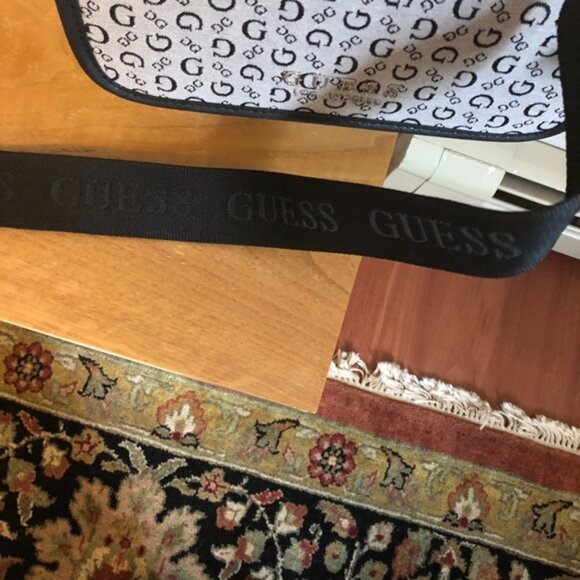 NWT GUESS Long Strap/Crossbody Handbag Logo Print Small/Medium Size - Picture 12 of 15